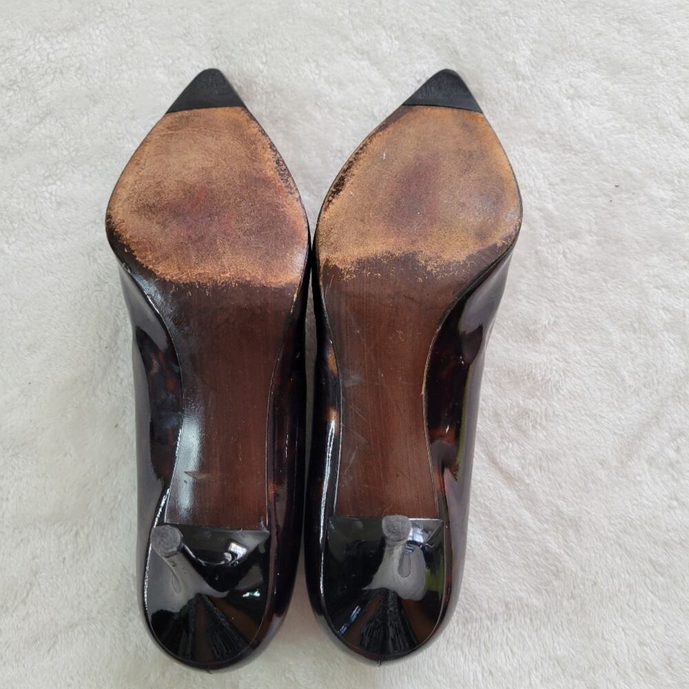 Stuart Weitzman Fever Tortoise Shell Pointy Pumps… - image 4